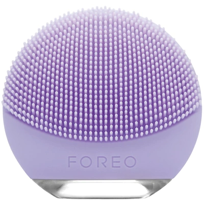 Shop Foreo Luna Go Travel-friendly Face Cleansing Brush For Sensitive Skin In Purple