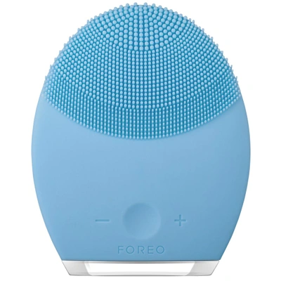 Shop Foreo Luna 2 Facial Cleansing Brush For Combination Skin In Blue