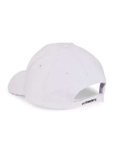 Shop Vetements Haute Couture Baseball Cap In Red