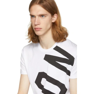 Shop Dsquared2 White Big Icon T-shirt In 100 White