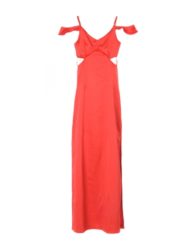 Shop Wyldr Long Dress In Red