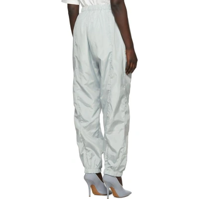 Shop A-cold-wall* Grey Embroidered Nylon Lounge Pants In Pale Slateb