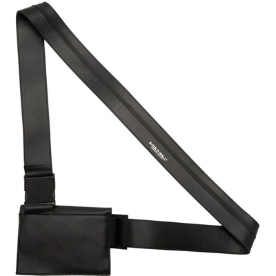 Shop A-cold-wall* Black Leather Utility Holster Pouch