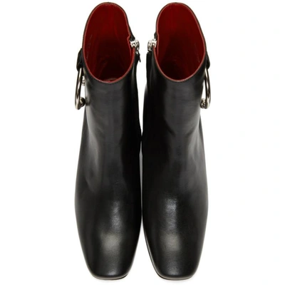Dorateymur Nizip Embellished Leather Ankle Boots In Black | ModeSens