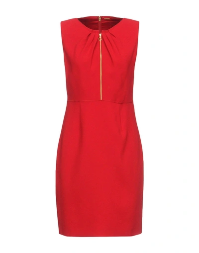 Shop Elie Tahari Short Dress In Red