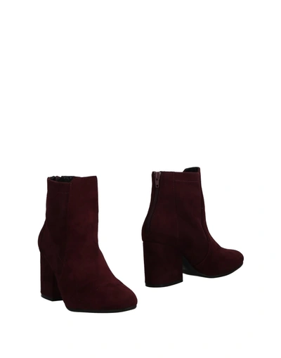 Shop Albano Ankle Boot In Purple