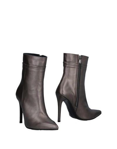Shop Anteprima Ankle Boots In Lead