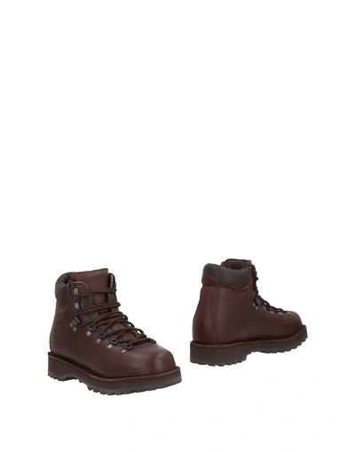 Shop Diemme Ankle Boots In Maroon