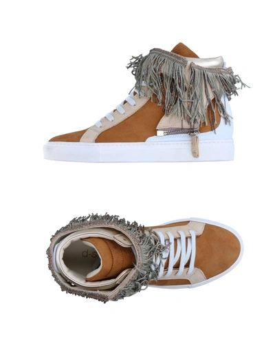 Shop D-sde D-s!de Sneakers In Khaki