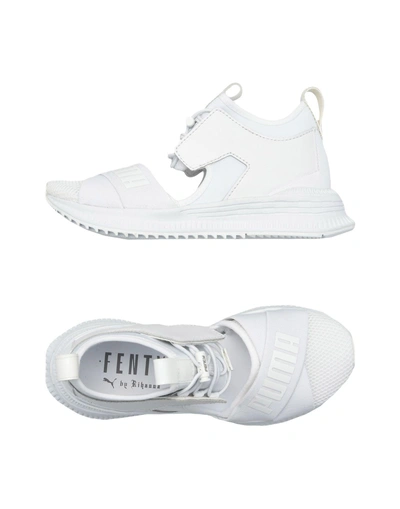 Shop Fenty X Puma Sneakers In White