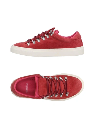 Shop Diemme Sneakers In Brick Red