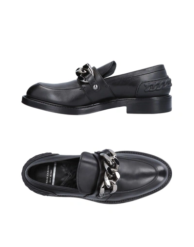 Shop Cesare Casadei Loafers In Black