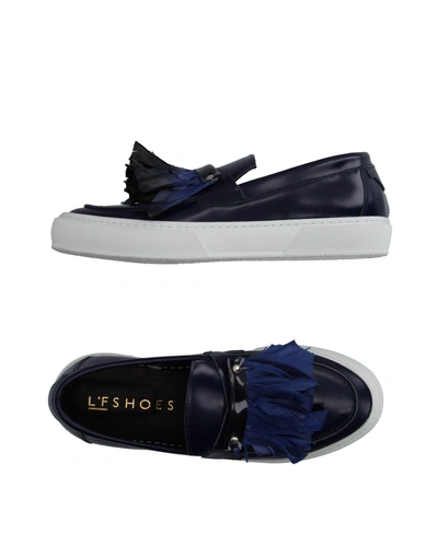 Shop L'f Shoes Loafers In Dark Blue