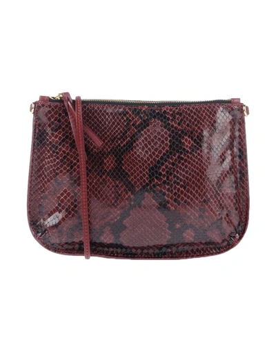 Shop Atp Atelier Handbags In Maroon
