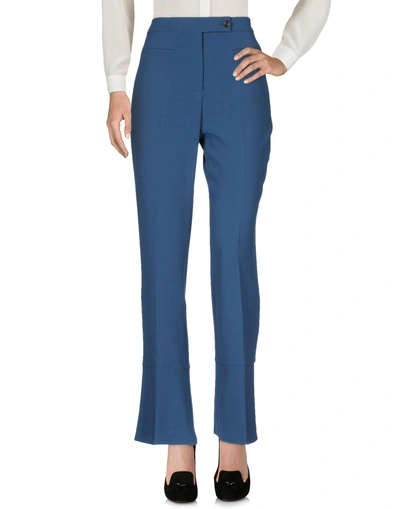 Shop Fendi Casual Trouser In Slate Blue