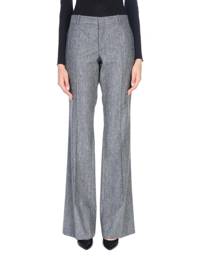 Shop Gucci Casual Pants In Grey