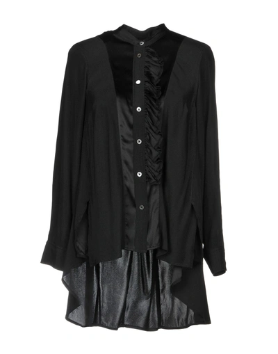 Shop High Patterned Shirts & Blouses In Black
