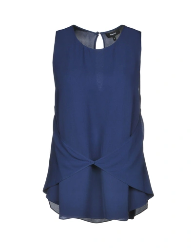 Shop Theory Tops In Dark Blue