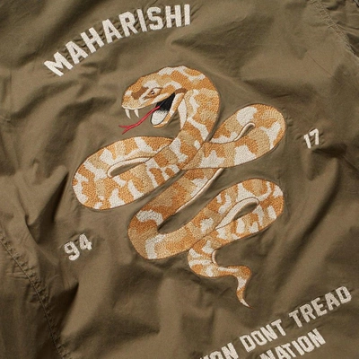 Shop Maharishi Adder Tour Jacket In Green