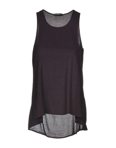 Shop High Tank Top In Deep Purple