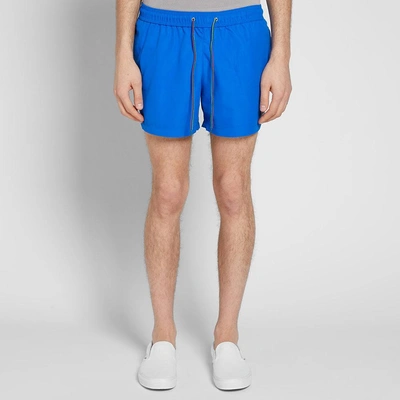 Shop Paul Smith Zebra Swim Short In Blue