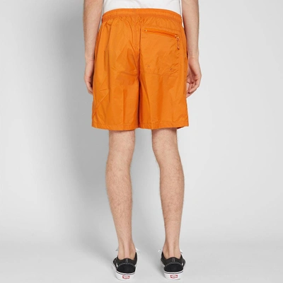 Shop Stussy Sport Nylon Short In Orange