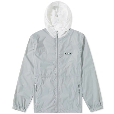 Shop Stussy Sport Nylon Jacket In Grey