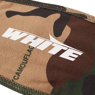 Shop Off-white Wing Off Mask In Green