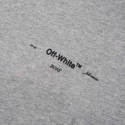Shop Off-white Long Sleeve Arrows Tee In Grey