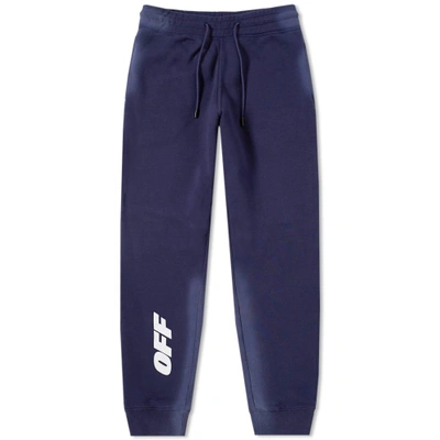 Shop Off-white Wing Off Sweat Pant In Blue
