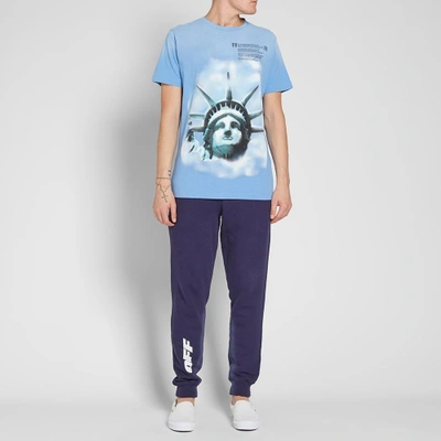 Shop Off-white Wing Off Sweat Pant In Blue