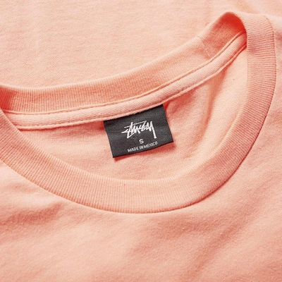Shop Stussy Basic Tee In Pink