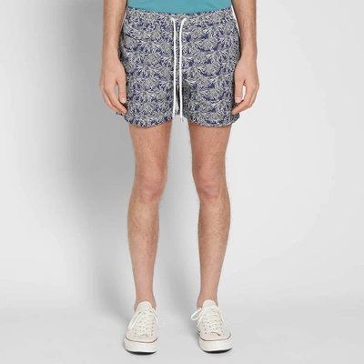 Shop Hartford Boxer Swim Short In Blue