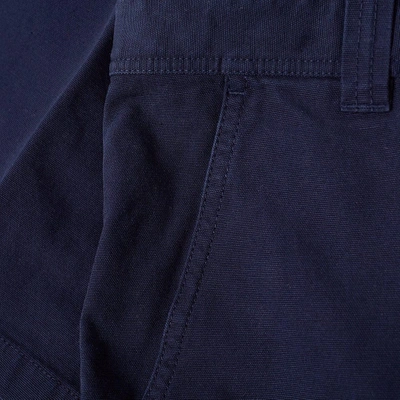 Shop Ami Alexandre Mattiussi Ami Cargo Pant In Blue