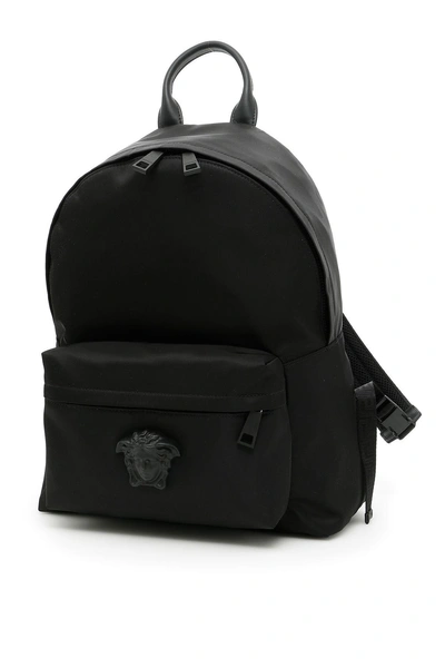 Shop Versace Palazzo Backpack In Nero+neronero