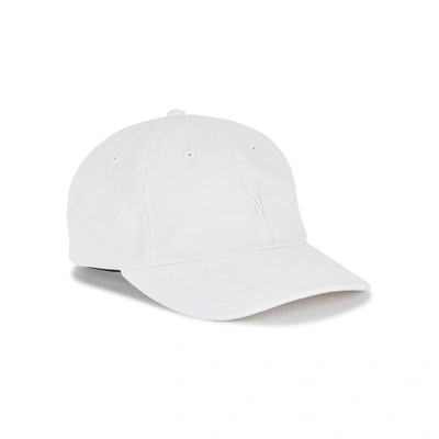 Shop Norse Projects White Cotton Twill Cap