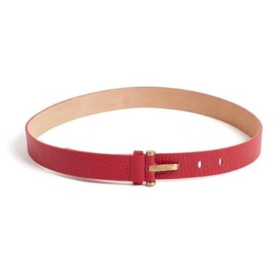 Shop Wtr  Alison Red Leather Waist Belt