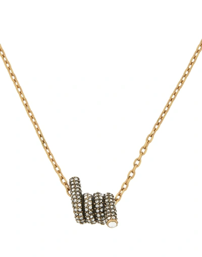 Shop Marc Jacobs Necklaces In Gold