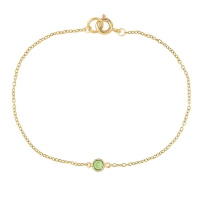 Shop Susan Caplan Contemporary 18ct Gold Plated Single Swarovski Crystal Bracelet In Light Rose