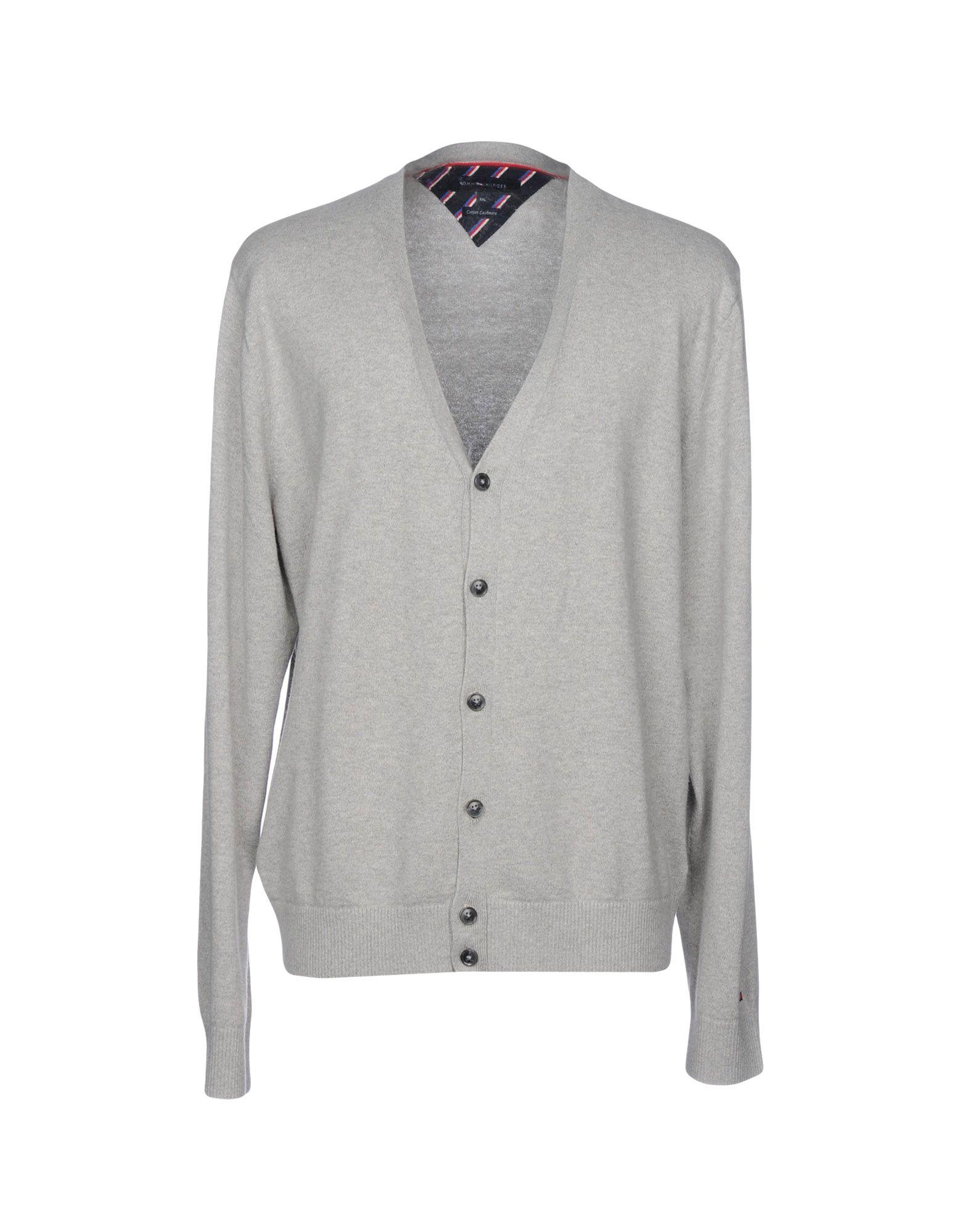 tommy hilfiger grey cardigan