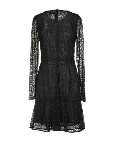 Shop Michael Michael Kors Short Dresses In Black