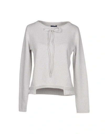 Shop Armani Jeans Sweaters In Light Grey