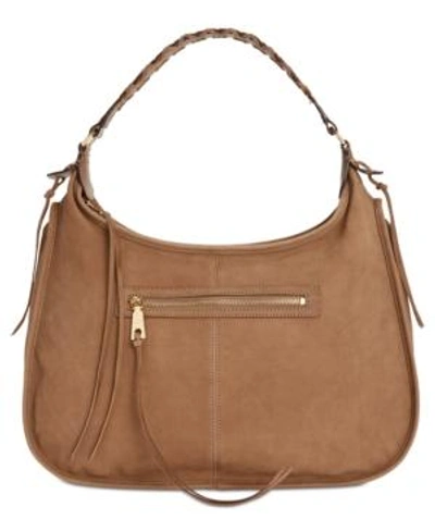 Shop Dkny Shanna Hobo, Created For Macy's In Taupe/gold