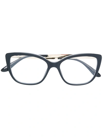 Shop Dolce & Gabbana Square Shaped Glasses In Black