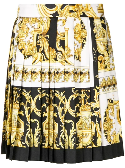 Shop Versace Signature Print Skirt