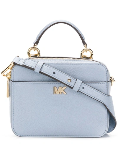 Shop Michael Michael Kors Mini Mott Cross Body Bag - Blue