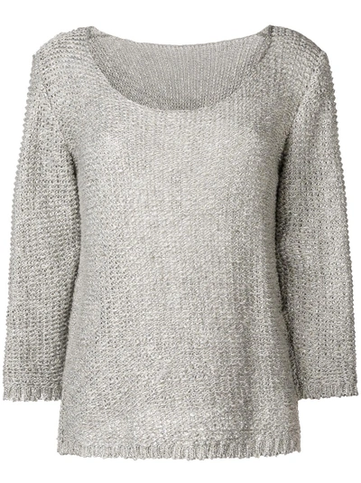 Shop Charlott Round Neck Jumper - Nude & Neutrals