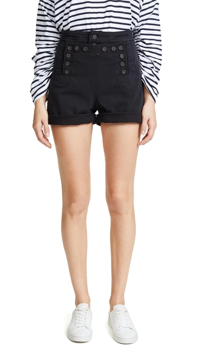 Shop A.l.c Pierce Shorts In Midnight