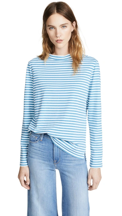 Shop M.i.h. Jeans Emelie Top In Sea Blue