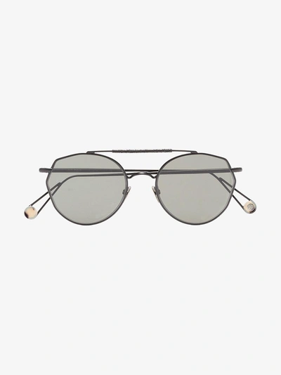 Shop Ahlem Black Place Carree Sunglasses In Schwarz